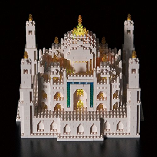 Nanoblock Taj Mahal Deluxe Building Set (2210 Piece)