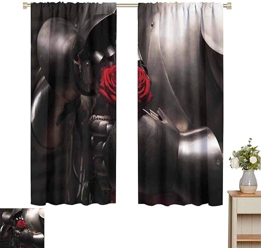 Amazon Com Medieval Dark Out Double Layer Curtains For Kids