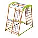 Wooden Playgrounds Babywood Home Gymnastic, Wood Indoor Jungle Gym Sets, Climbing Kids, Indoor Children Playground, Baby Play Area Complete with Climbing Ladder Slide Rings & Swing, Sport
