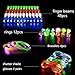 68 PCS LED Glow Party Favors,Ailuki Light Up Toys Glow in the Dark Party Supplies with 48 LED Finger Lights, 12 Flashing Bumpy Rings 4 Bracelets 4 Flashing Slotted Shades Glasses Christmas Accessories