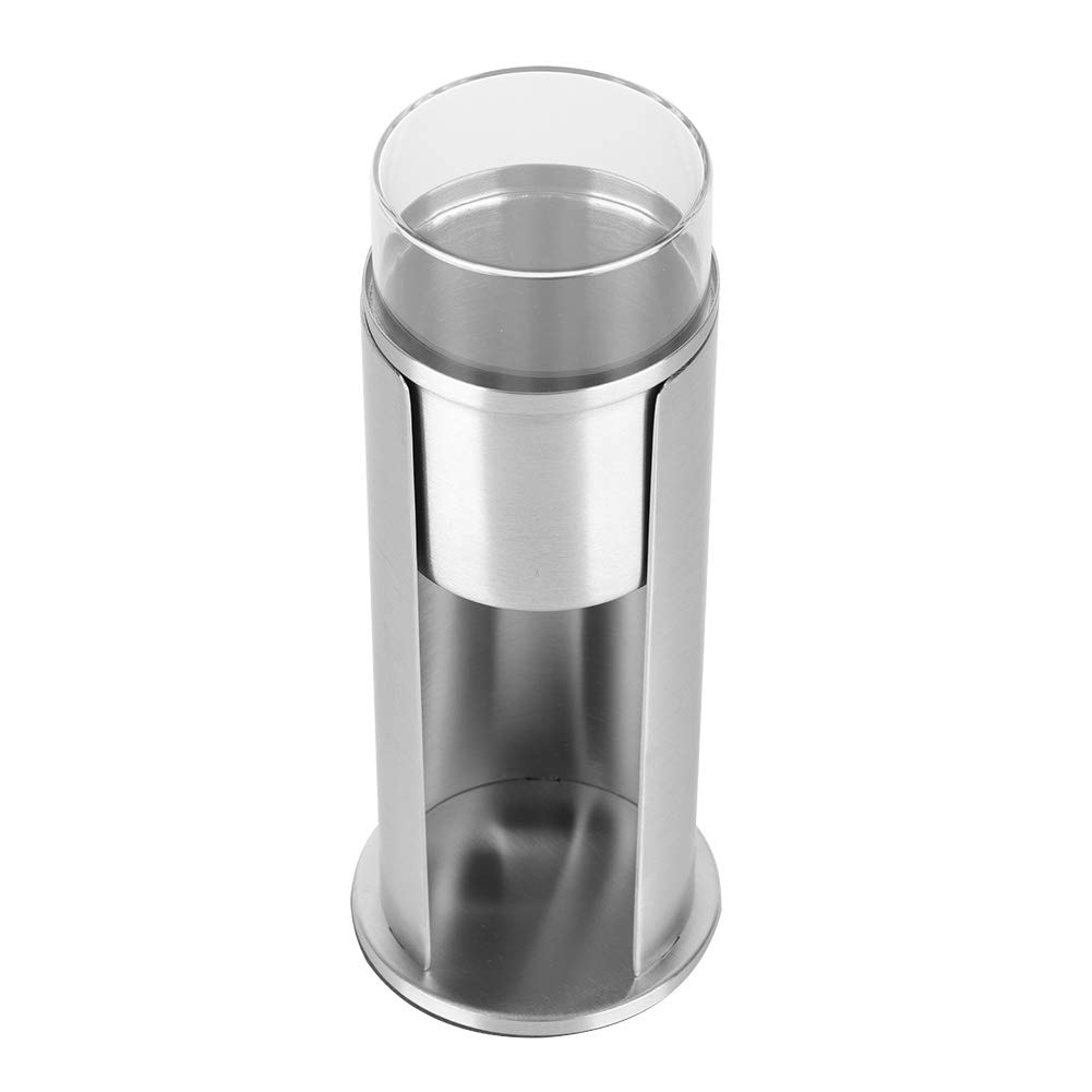 Wifehelper Makeup Cotton Pad Organiser Swab Holder Stainless Steel Makeup Storage Box Cosmetic Cases Holder