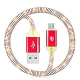 Micro USB Cable, Earfly Charging Cable& Android Cable 3FT with High Speed for Samsung Galaxy S7 Edge/S6/S5/S4,Note 4/3,HTC,LG,Tablet and More.(Red)