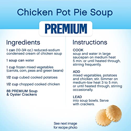 PREMIUM SALTINE CRACKERS VARIETY PACK, 2 MINI AND 2 SOUP & OYSTER CRACKERS, LUNCH SNACKS, BULK SNACKS, 4 PACKS