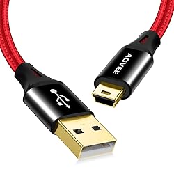 AGVEE 2 Pack 6ft Mini USB Cable, Braided Durable