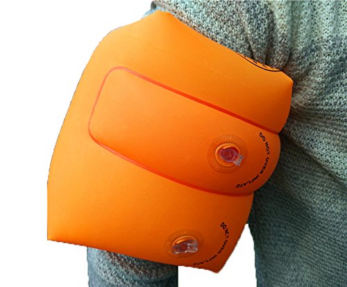SUP Kayak Accessories Swim Arm Bands Floatation Sleeves Ring Swim Tube Emergency Survival Kit - 2 Packs Pro Inflatable Floats for Adult and Kids, Water Wings Swimming Belts Training Equipment Aid