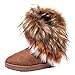 NOT Women's Winter Warm Snow Ankle Boots Knit Shoes