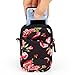 USA Gear Small Digital Camera Case with Wrist Strap, Belt Loop - Camera Case Small Compact Compatible with Canon Powershot Elph, Case G7 Mark iii, Nikon Coolpix, Cybershot, Pixpro and more (Floral)