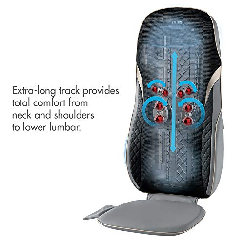 HoMedics, Shiatsu XL Massage Cushion with Soothing Heat 2 Back Massage