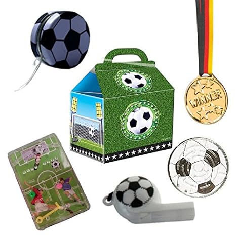 KSS 6 x großes Fußball Mitgebsel Set Kindergeburtstag Tombola Verlosung Preise