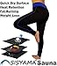SISYAMA Anti Cellulite Weight Loss Hot Slimming Sweat Sauna NEOPRENE Long Pants (Blue/Pants, Large)