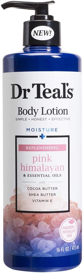 Dr Teal’s(ティールズ) ボディローション ピンクヒマラヤンソルト ボディクリーム ベルガモット&オレンジ 473ml