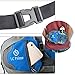 Waist Pack Fanny Pack Bum Bag Hip Pack Running Bag Waist Bag Running Belt Sack Water Resistant with Bottle (Not Included) Holder for Hiking Camping Dog Walking nylon fabric blue, by LC Prime
