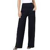 KiraGrace HIGH WAIST WIDE LEG PANT: BLACK