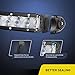 Nilight 40001F-B Bar Super Slim 2PCS 7Inch 30W Flood Driving Fog 3600LM Single Row Off Road led Lights for Jeep-2 Style Mounting Brackets, 2 Years Warrantythumb 4