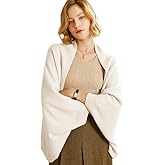 Caissip Women's Soft Shawls and Wraps Knitted Warm Shawl With Sleeves Pashminas Shawl Wrap Lightweight Open Front Poncho 2026