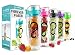 Live Infinitely 32 oz. Infuser Water Bottles - Featuring a Full Length Infusion Rod, Flip Top Lid, Dual Hand Grips & Recipe Ebook Gift (Bright Teal, 32 oz) primary