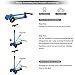 New Olym Kids Scooters 3 Wheel for Girls&Big Boys Toddlers, 4 Adjustable Height Flashing Wheels Scooter with Extra Wide Deck Safety Brake|Foldable System Ride Scooter for Children Ages 3-12