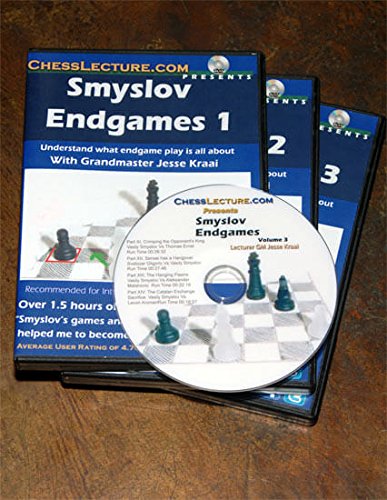 Smyslov Endgames - Complete Set - 3 DVDs - Chess Lecture Instructional Chess DVD