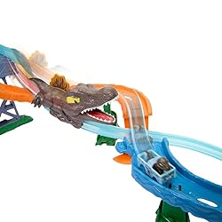 Hot Wheels Toy Car Track Set, RacerVerse Jurassic