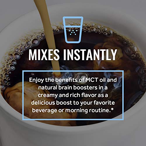 RSP Clarity Creamer - Non-Dairy Creamer with MCT Oil + Natural Nootropics, Keto Coffee Creamer & Brain Booster for Focus & Mental Clarity, Vegan, Non-GMO, Vanilla (31 Servings)