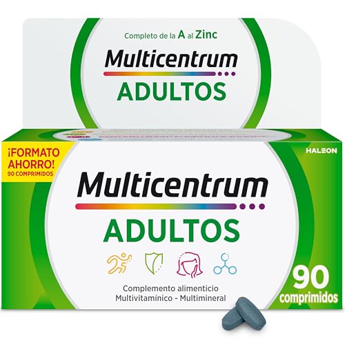 Adultos Y Adolescentes, Complemento Multivitamínico, Sin Gluten, 90 Comprimidos