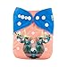 ALVABABY Cloth Diaper One Size Adjustable Reuseable Washable Nappy One Pack with 2 Inserts YD130