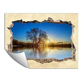 Wall Paper Small Wall Mural Creative 3D Photo Wall Art Removable Wall Decoration for Bedroom Living Room - 24x32 inches
