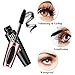 2 Pack Mascara Black Volume and Length, Natural Waterproof Smudge-Proof 4D Silk Fiber Lash Mascara Long-Lasting, Adds Length, Depth & Glamour Effortlessly