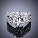 joyliveCY Fashion 925 Sterling Silver Jewelry Inlay Multi Zircon Upscale Luxury Party Ring Size 8
