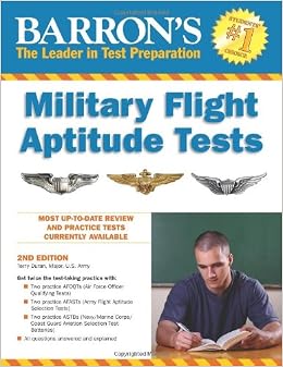 Barron S Military Flight Aptitude Tests Terry Duran