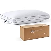 Pacific Coast Firm Bed Pillow, Luxury Hotel Collection Goose Feather and Down Pillow for Sleeping, Standard Size with Gusset Design, Oeko-TEX Certified, Supportive for Side and Back Sleepers