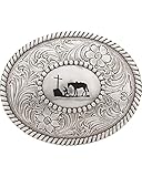 Nocona Men's Cowboy Prayer Belt Buckle