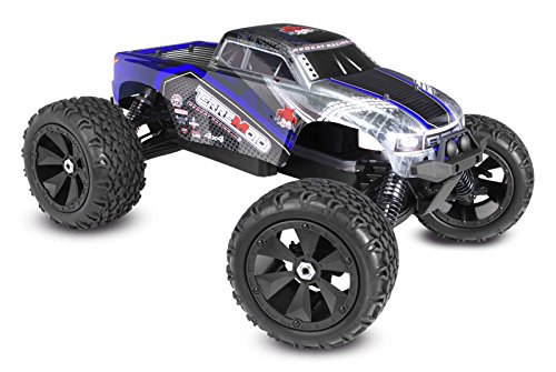 Redcat Racing Terremoto V2 Brushless Electric Monster Truck with 2.4GHz Remote Control, 1/8 Scale, Almost RTR, Blue