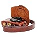 First2savvv XJPT-G7X-10 dark brown full body Precise Fit PU leather digital camera case bag cover with should strap for Canon PowerShot G7X
