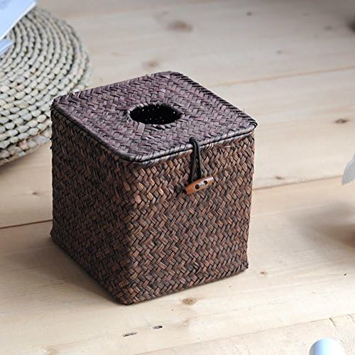 sea toilet paper towel/ sea grass tissue box/ Organizer/ storage basket/Rattan napkin paper box-H