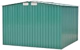 NC 8x6ft Green Metal Garden Shed Apex Roof Tool Storage House with Door on 8ft view 6