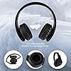 PowerLocus Wireless Bluetooth Over-Ear Stereo Foldable Headphones, Wired Headsets Noise Cancelling with Built-in…