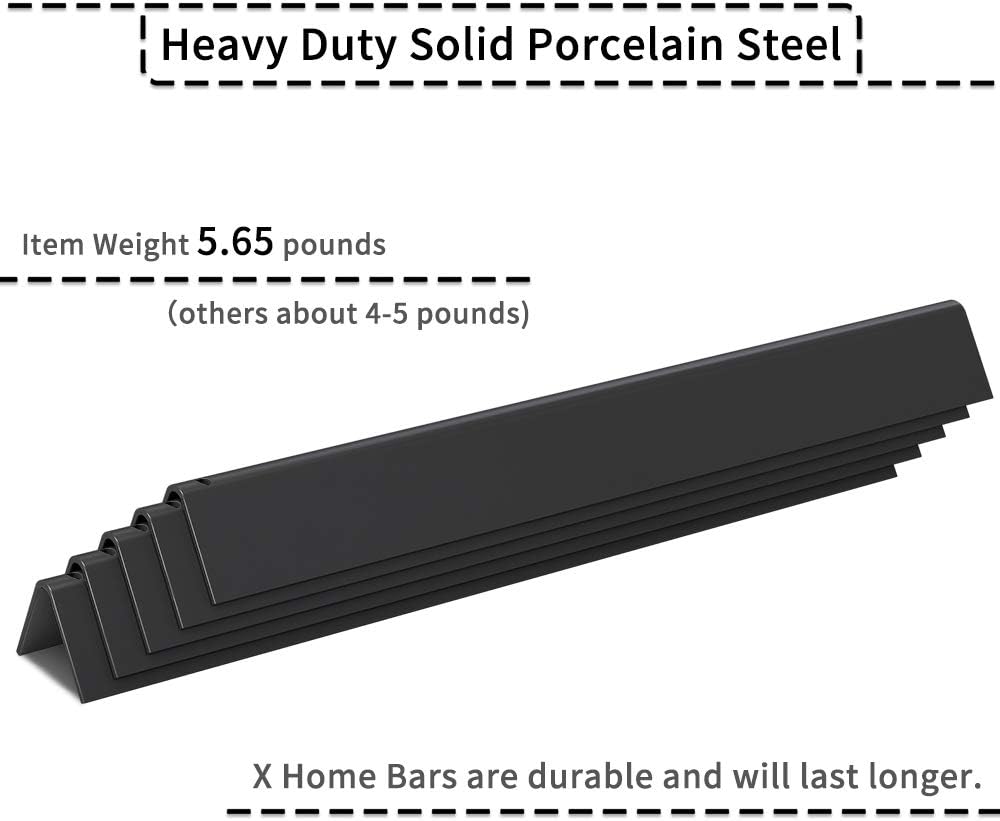 X Home 17.5 inch Long Lasting Flavorizer Bars for Weber Genesis 300 Series (2011-2016), Porcelain Steel, 7621 : Garden & Outdoor