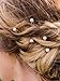Unicra Wedding Silver Hair Pins Wedding Bridal Pearl Hair Accessories for Brides and Bridesmaids Pack of 10 (Gold)