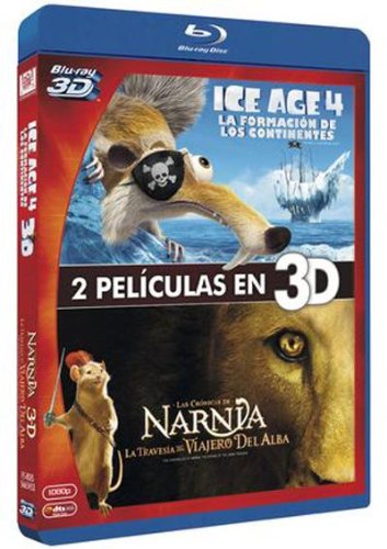 Ice Age 4 / Las Crónicas De Narnia : La Travesia del Viajero del Alba (Blu-ray 3D) - \#L'age de Glace 4 la dérive des continents\#/\#Le Monde de Narnia - Chapitre 3 : L'odyssée du Passeur d'Aurore\#