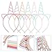FANKUTOYS 12 Pack Unicorn Headbands Hair Hoop Girls Party Decoration Headdress Birthday Party Favors Unicorn Photo Props