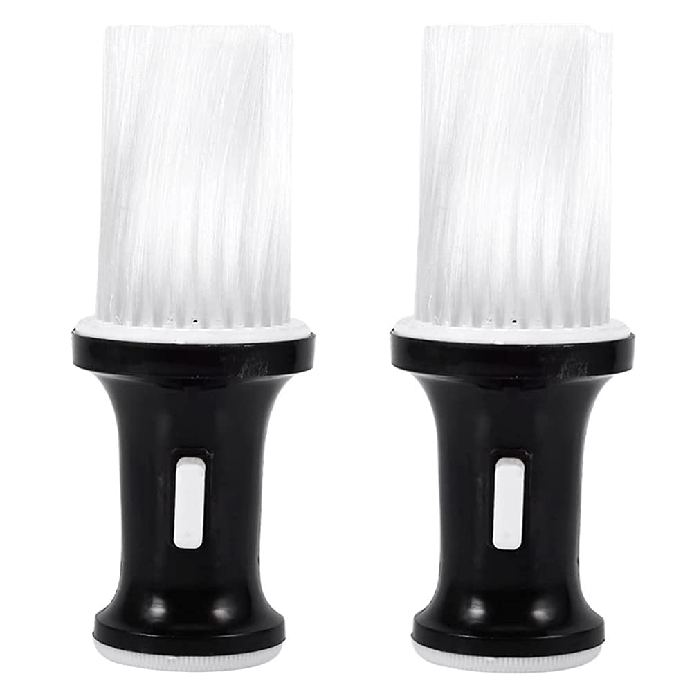 2 Pcs Neck Brush Professional Barbers Tools Hair Cutting Neck Duster Soft Salon Hair Brush Barber Tools for Hairdressing
