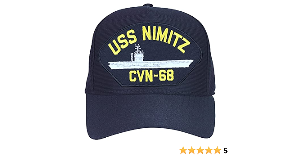 USS Nimitz CVN-68 Ships Ball Cap Navy 