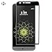 LG G5 Screen Protector Full Coverage Screen Protector for LG G5 HD Clear Anti-Bubble Tempered glass (Black)