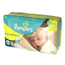 Pampers Stages Swaddlers New Baby Diapers Size 1 (8-14 lb) Jumbo Pack