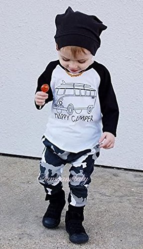 Baby Boy Spring Autumn Clothes T-shirt + Pants 2 pcs Set Outfit Costume - Image 2