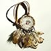 YGMONER Brown Dream Catcher Car Interior Rearview Mirror Dangle 2