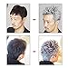 anmas rucci Hair Color Wax Temporary Hairstyle Cream Instant Colored Clay Styling Clay Unisex DIY Hair Color Wax Mud Dye Cream Temporary Modeling 120g (Grey)