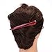 2PCS:Duck Teeth Bows Hair Clips Hair Grip Crocodile Accessories Hairpins Chic Styling Claw Hair Barrettes Makeover Pinch Clip - Classic (Red+Gray)