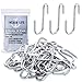 TycoLL iiLO Ardour Van 30 Pack S Hooks Heavy Duty S Shaped Stainless Steel Rack Organization Hanging Hooks Kitchen Bedroom Bathroom Closet Garage Storage Pots Pans Indoor Outdoor (30)